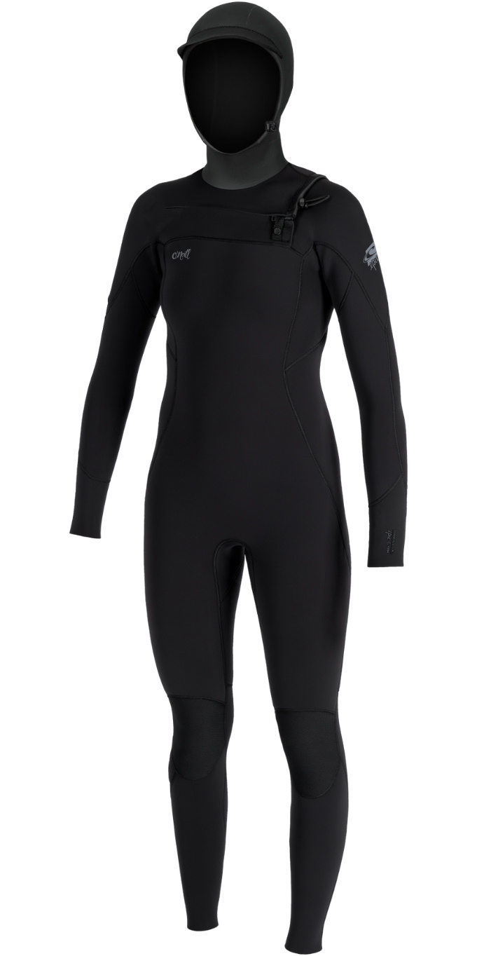 2026 O'Neill Womens Epic 6/4mm Chest Zip Hooded Wetsuit 5653
